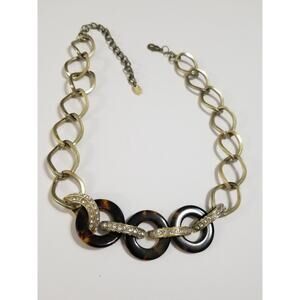 Danielle Sevens goldtone necklace 34" long with a 4" ext. n291*